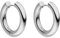 PURELEI® Glamorous Ohrringe (Silber) – Damenohrringe aus langlebigem Edelstahl – Wasserfeste Ohrringe Damen – 2,8 cm Durchmesser – 19,39 g je Ohrring - Modeschmuck für deinen individuellen Look