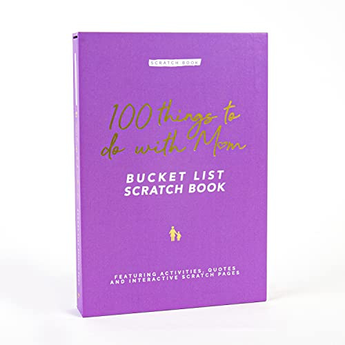 Bucket List Rubbel Buch 100 Things to do with Mom