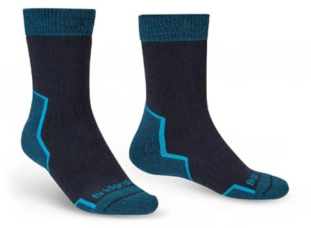 Bridgedale EXPLORER Men's Heavyweight Merino Comfort Boot Sock Wool Fusion Technology Cold Environments Heavyweight Cushioning Mountain Climbs Trail Walks Moisture Wicking
