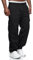 Jolicloth Cargohose Herren Baumwolle Outdoorhose Lange Baggy Hose Casual Freizeithose Pants Loose Fit Schwarz XL