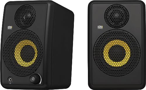 KRK GoAux 3 (Black/Yellow) - Monitor da studio attivo