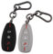 ERMWALR 2 Stück Autoschlüsselhülle kompatibel mit Ford 3-Tasten-Fiesta Focus C-Max Galaxy B-Max Grand C-Max Kuga Mondeo S-Max Smart Auto-Fernbedienungs-Schlüsselanhänger-Hülle (Frd-3-BG)