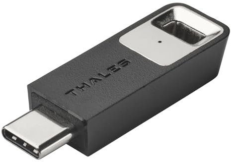 Thales – SafeNet eToken Fusion – Phishing-resistenter, FIDO2-zertifizierter Sicherheitsschlüssel für Digitale Zertifikate oder FIDO2-Authentifizierung für Webanwendungen und Desktops – USB-C