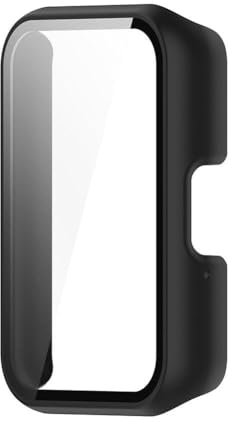 Funda de cristal templado para Samsung Galaxy Fit 3, correa de reloj inteligente, cubierta completa brillante/escarcha Q8Q7, cobertura protectora