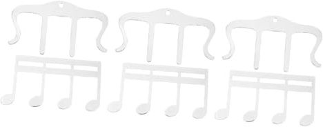 VICASKY 6pcs Music Book Clips Music Holder Clips Note for Piano Sheet Keyboard Sheet Book Clamp Note Clamp Page Holder Score