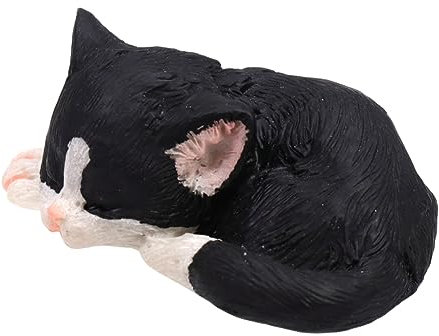Cabilock Kitten Fridge Kitten Refrigerator Magnetic Refrigerator Push Pin Magnets Fridge Cat Ornament Cat Office Home Decoration Fridge Magnets Black