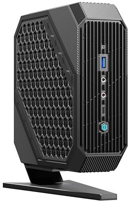 MINIS Forum Neptune Series HX90G Mini PC, processeur AMD Ryzen 9 5900HX 8 cœurs jusqu'à 4,6 GHz, Mini Ordinateur de Bureau 32 Go DDR4 / 1 TB SSD, Port HDMI × 2/DP × 2, WiFi, BT, RJ45 2,5 LAN