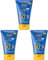 NIVEA SUN Kids Schutz & Pflege To Go LSF 50+ Sonnencreme, hoher Sonnenschutz mit Vitamin C & E, schweiß- & extra wasserfeste Sonnenlotion für empfindliche Kinderhaut (50 ml) (Packung mit 3)