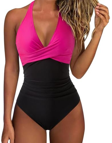 Costume Mare Donna Intero Costumi Da Nuoto Mare Beach Un Pezzo Contenitivi Costume Da Bagno Intero Estivi Beachwear Curvy Swimsuit Vita Alta Sexy Hot Swimwear Brasiliana Con Controllo Della Pancia