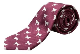 Rydale Men's Shooting Tie Smart Labrador or Duck Print Country Ties Necktie Hunting Suit
