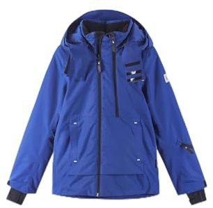 Reima Tieten (5100366A-6900) Kinder-Winterjacke mit Kapuze, dunkelblau, bequem, warm, strapazierfähig, wasserdicht, atmungsaktiv, Größe