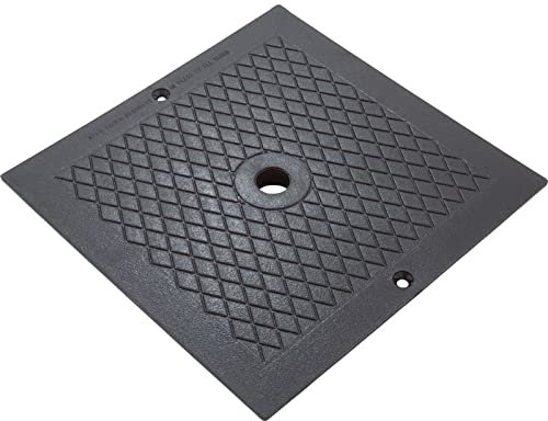 Hayward SPX1082EBLK Black Cover Square Deck Plate Replacement for Select Automatic Skimmers