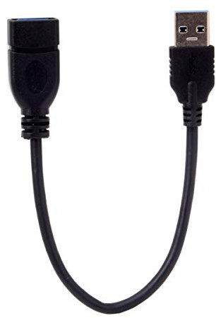 cablecc Cavo di prolunga USB 3.0 tipo A maschio a USB 3.0 tipo A femmina 20cm 5Gbps
