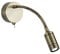 Applique/liseuse LED, laiton antique
