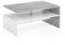 Vicco Couchtisch Amato, Couchtisch mit der Ablage, Beton/Weiß, 90 x 60 cm