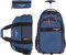 3 Teile Set: Trolley Elephant Hero Signature Schultrolley Trolly Sporttasche Mäppchen (Two Tone Blue (blau))