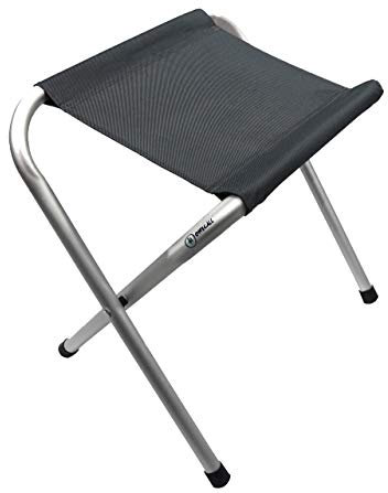 Homecall Camping-Klapphocker aus Aluminium - (Grau)