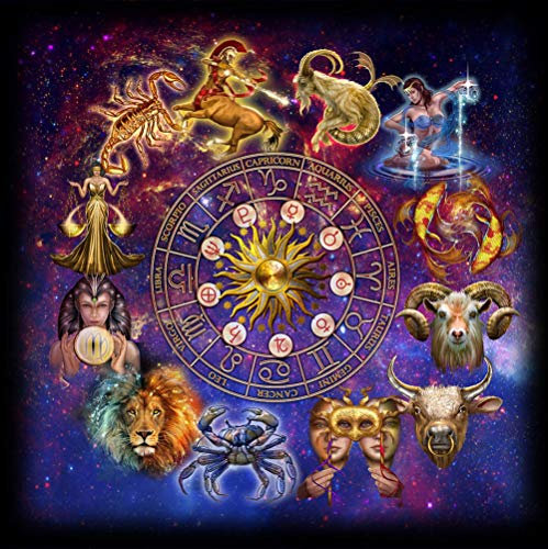 ABEUTY 5D Diamond Painting DIY Full Drill Strasssteine Sternzeichen Malen mit Diamanten Kristall Diamant Kunst Kits (Sternzeichen)
