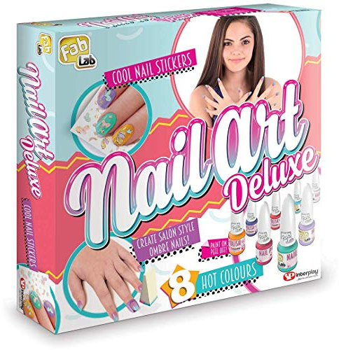 Wind Designs FabLab FL202 Nail Art Deluxe Kit, multicolor