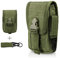 WYNEX, Taktische Handyhülle Molle, Smartphone-Holstertasche, EDC, Utility-Handyetui mit Kartenfach, Passend für Hüftgurt, Inkl. taktischem Clip und USA-Patch