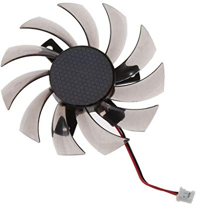 75MM PLD08010S12H Ventilateur de carte graphique 2 broches pour Gigabyte 6850 7970 GTX 460 GTX 560 Ti R270X 260x