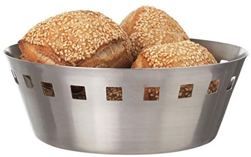 Set de 3 Corbeilles à Pain en INOX - Ø 18 cm