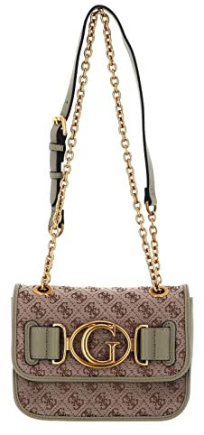 GUESS Damen Aileen Crossbody Flap, Sage Green