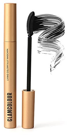 Magic Color Skinny Mascara,Colorful Thick Curling Skinny Mascara,Natural Waterproof Long-Lasting Non-Smudge,4D Silk Fiber Eyelash Mascara (Curly-Black)