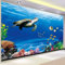 FGJFGGFR 3D Wohnzimmer Tapete Ozean Unterwasserwelt Schlafzimmer Wandaufkleber TV Hintergrund Wand Dekoration Wandbild Wandkunst Poster