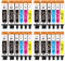 Cartridgeify 24er-Pack PGI-570XL CLI-571XL Kompatibel mit Canon PGI-570 CLI-571 Druckerpatronen Multipack, für PIXMA MG5750 MG5751 TS5050 TS5055 TS6050 MG5752 MG5753 MG6850 MG6850 MG6852 TS5051