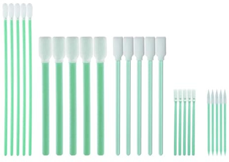 P-Beauty Schaumstoff Reinigungsstäbchen | Reinigungstupfer | Perfekt für empfindliche Stellen | Für Pflege & Sauberkeit | Elektronik und Medizintechnik | Rund-kurz Typ 70,5mm, 100 Stück |