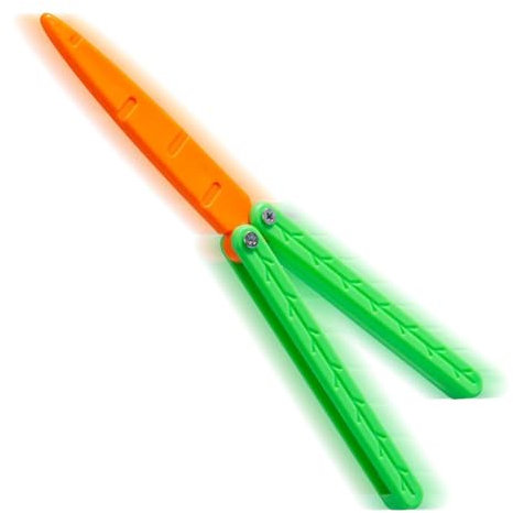 Rxuaw Juguetes Fidget con Cuchillo de Zanahoria por Gravedad con impresión 3D Juguetes sensoriales compactos portátiles contra la ansiedad para aliviar la ansiedad Tras un Estudio prolongado