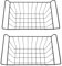 Juego de 2 cestas de almacenamiento de alambre para congelador, para colgar, organizador para estante de frigorífico, 45 cm de largo x 24,5 cm de ancho x 20 cm de alto