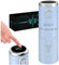 Maverton Thermobecher mit Gravur 400 ml - Kaffeebecher mit LED-Temperaturanzeige - Trinkflasche Edelstahl auslaufsicher 100% dicht - für Frauen zum Geburtstag - blau - Hase