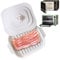Bacon Cooker 11x8.2x0.8'' Microwave Bacon Tray Safe and Quick Silicone Bacon Pan with Lid ＆ Handles No Mess Crispy Bacon Tray for Microwave Cooking, Bacon Cooker For Microwave Oven, Bacon Cooker