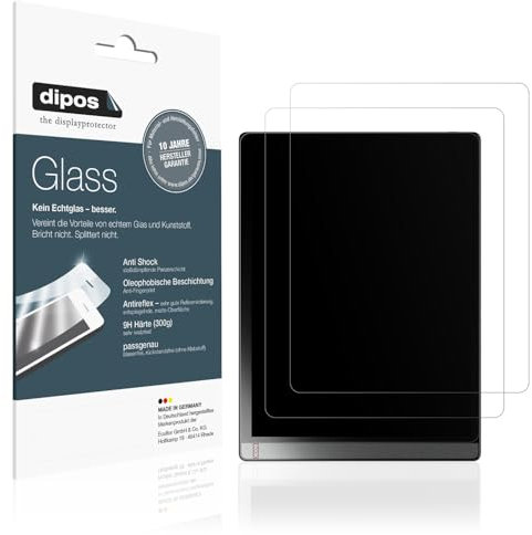dipos I 2x Displayschutz 9H matt kompatibel mit Onyx Boox Tab X Schutzfolie Anti-Shock Folie