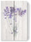 artboxONE Holzbild 30x20 cm Floral Lavendel in EIS von Künstler Margarete Hönnscheidt