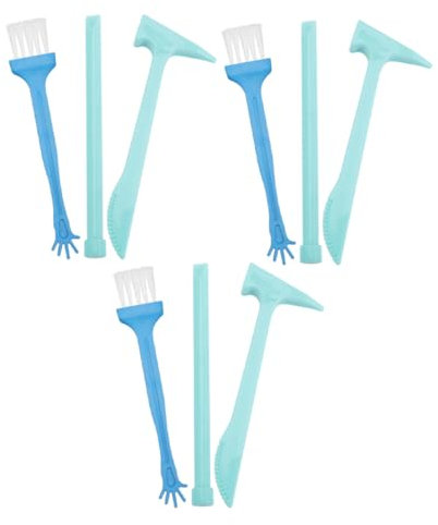 Abaodam 9 Sets Set Archäologische Ausgrabungswerkzeuge Werkzeuggürtel Jungen Werkzeugset Kinderausrüstung Spielschlägel Dinosaurier Grabwerkzeuge Bagger Baubagger