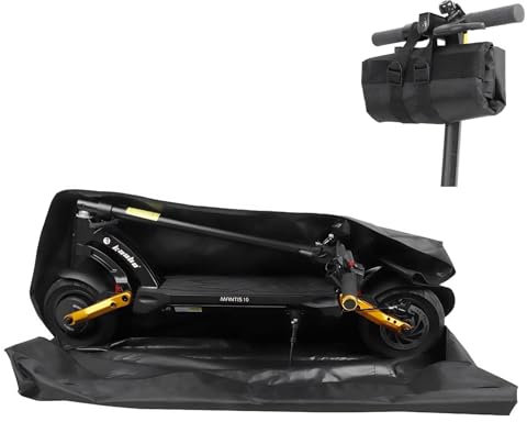 MGDC Universelle Transporttasche für Elektroroller – Aufbewahrungstasche für E-Scooter, faltbares Rollerzubehör für Ninebot Max G30 F30 Dualtron Kaabo Xiaomi Scooter, wasserdichtes Oxford-Gewebe