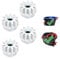 Wjelet 4-teilige Spin Mop Ersatzteile, Spin Mop Eimer Kupplungslager Zahnrad-Ritzel-Ersatz 2,5 cm für Spin Mopfür Vileda und mehr Rotations Mopp, One Way Lager Ritzel Pedal Reparatur Ersatz.