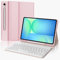 IVEOPPE Keyboard Case for Samsung Galaxy Tab S10FE/S9FE 10.9'', Case Keyboard for Samsung Tab S9, Cover with Magnetically Detachable Keypad for Galaxy S9 Tablet 11 Inch, Pink