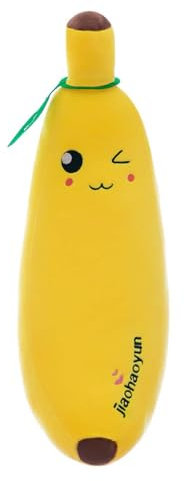 AQCQDQ Kawaii Banane Kissen Langes, Banane Kuscheltier Plüschkissen, Banane Plüschtier, Plüschtiere Bananen Kissen, Plüschtier Banane Stofftier Für Kinder Erwachsene (70cm,C)