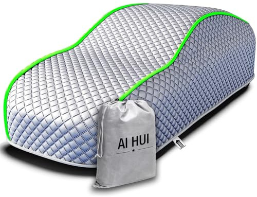 AI HUI Hagelschutzplane Auto Autoabdeckung Wasserdicht für Touareg(2018-2025) Premium Hagelschutz Abdeckplane Auto, PKW Hagelschutzgarage Wasserdicht 100%, Abdeckplane Hagelschutz Vollgarage