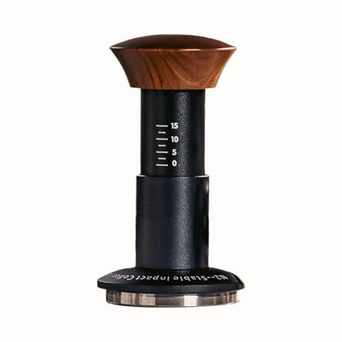 Fegtrtyoa Ripple Base Kaffeeverteiler Werkzeug Espresso Tamper mit Kalibriertem Federbelastetem Kaffee Tamper 51mm