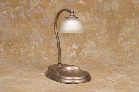 Candle Warmers Aurora Glass Candle Lamp, Taupe