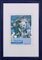 Bilderrahmen 20 x 30 dunkel blau Kunststoff mit Echtglas