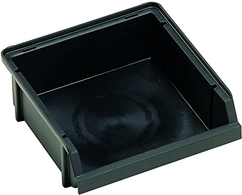 Raaco 109277 ESD Sichtlagerkasten 2-80 (B x H x T) 125 x 50 x 133mm Schwarz 1St.