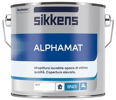 Sikkens Alphamat - Bianco Bianco Lt 15