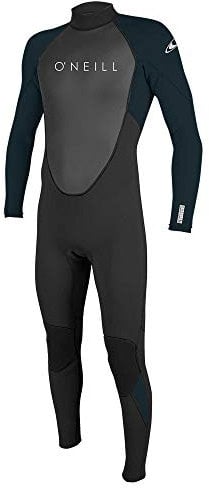 O'Neill Wetsuits Reactor II-Traje de Neopreno con Cremallera Trasera (3/2 mm), Hombres, Negro/Abismo, M