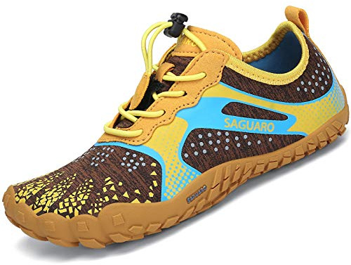 SAGUARO Unisex-Kinder Barfußschuhe Schnell Trocknend Wanderschuhe Leicht Laufschuhe Gr.24-36
